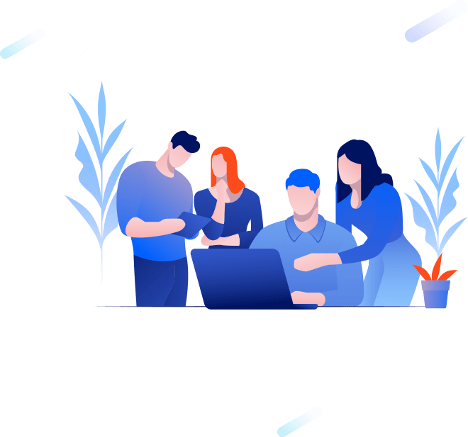 Team collaboration illustration